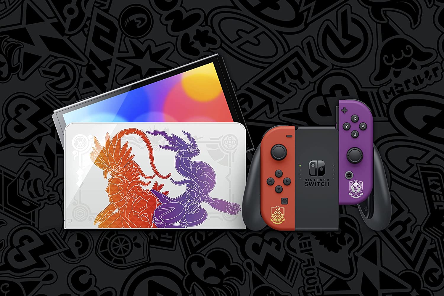 OLED Model Pokemon Scarlet and Violet Limited Edition Nintendo Switch - Image 2